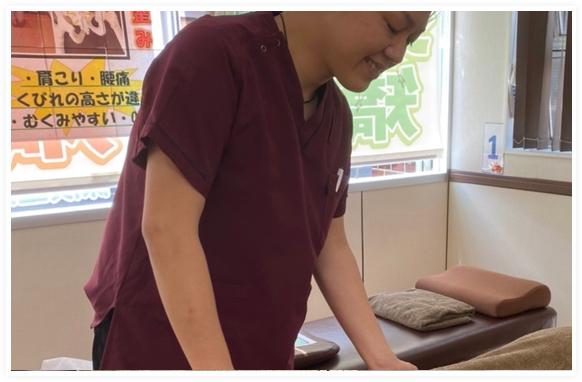 1回で効果を感じる方の多い、こだわりの施術です